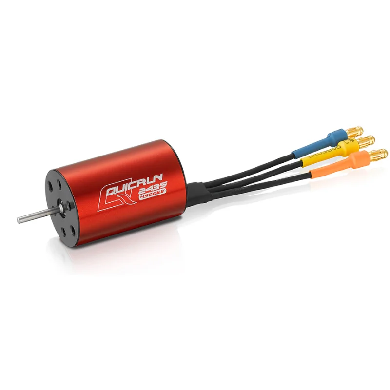 HobbyWing QuicRun 2435 4500KV бесщеточный автомобильный двигатель для 1:18 1:16 ВКЛ или ВЫКЛ-роуд