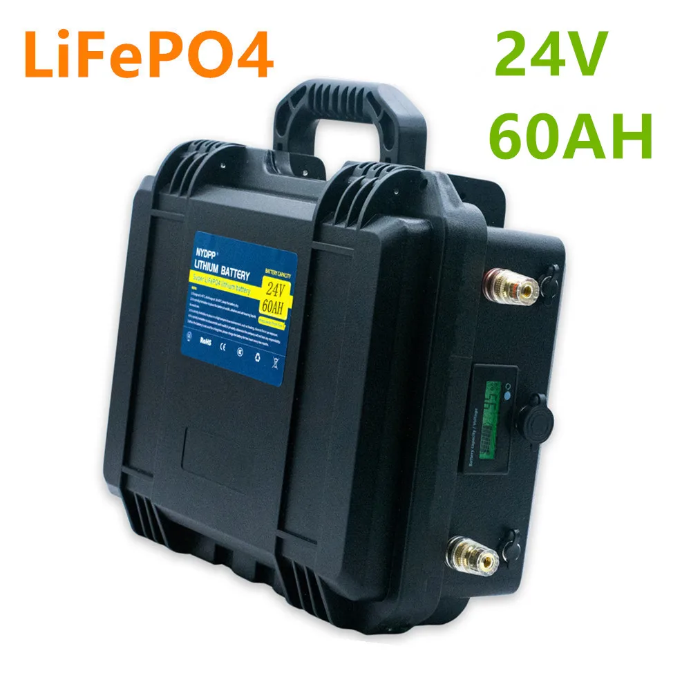 Комплект литиевых батарей 24 В lifepo4 60 ач в 80 Ач литиевый Аккумулятор LiFePO4 для
