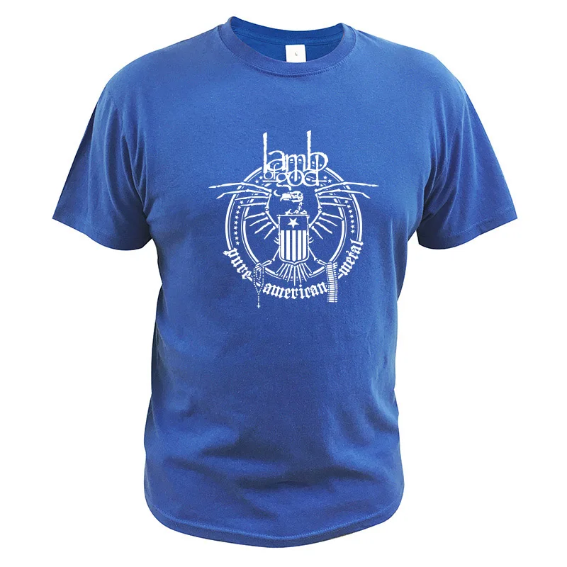 Lamb of футболка Бога Скелет американская хеви-метал группа 100% хлопковые удобные
