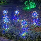 Светодиодный фейерверк на солнечной батарее, Рождественский праздничный светильник, уличная Водонепроницаемая гирлянда, декор для сада, патио, сказосветильник светильник с медной проволокой