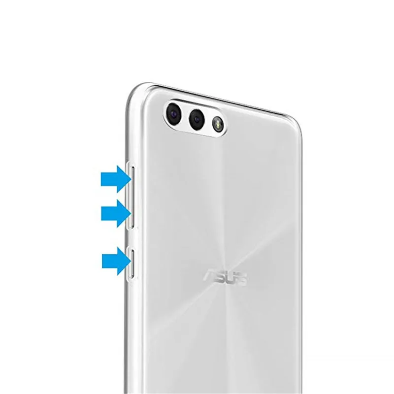 ZE554KL Case For Asus ZenFone 4 Transparent Silicone TPU Phone Clear Soft Cover | Мобильные телефоны и аксессуары