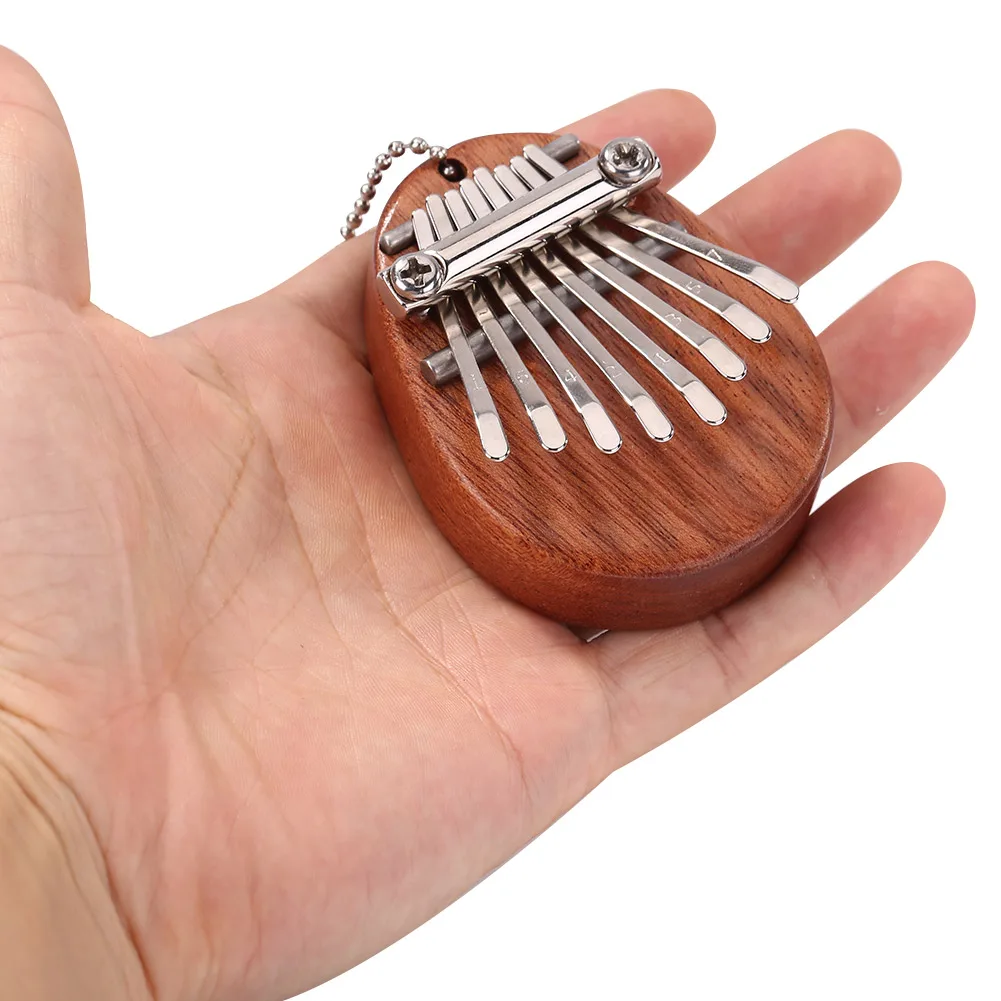 Миниатюрный ударный музыкальный инструмент Kalimba с 8 клавишами фортепиано из