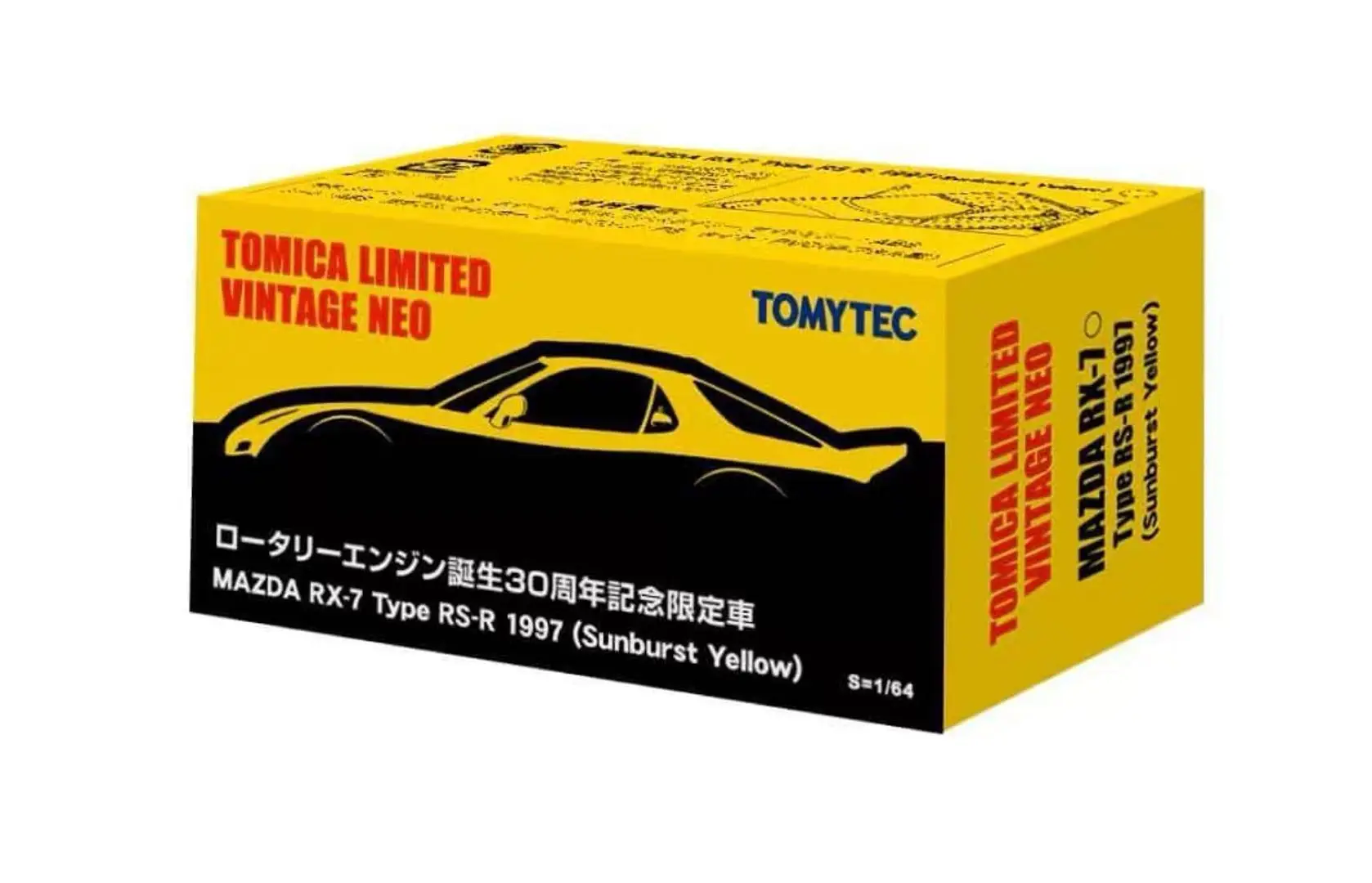 

TOMICA TOMY LIMITED VINTAGE NEO cars 1/64 TLV MAZDA RX-7 1997 30th anniversary Collection car