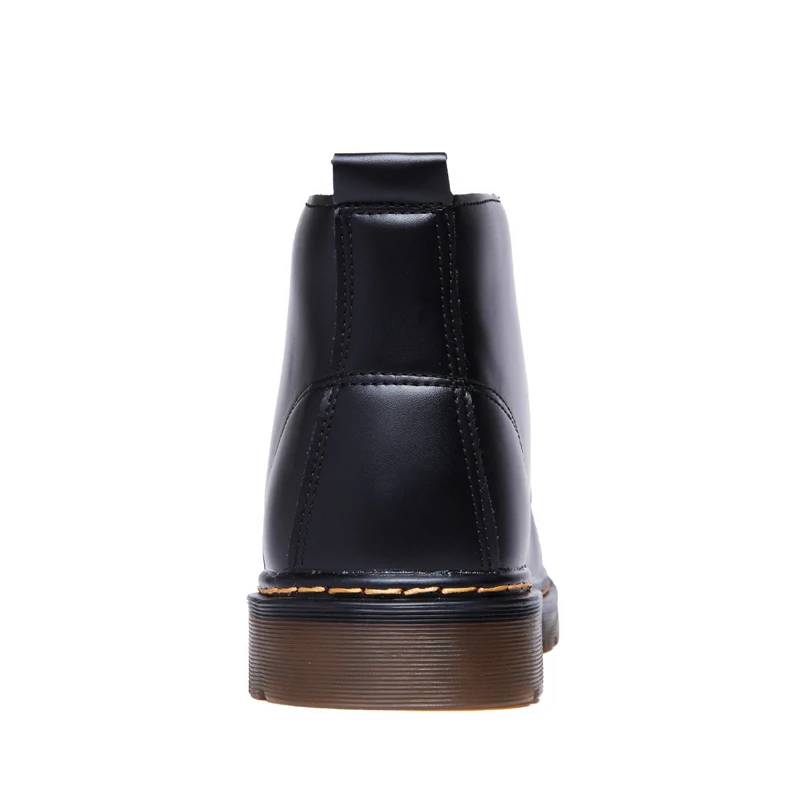 Популярная мужская обувь Повседневные кожаные теплые мужские Ботинки Martin с