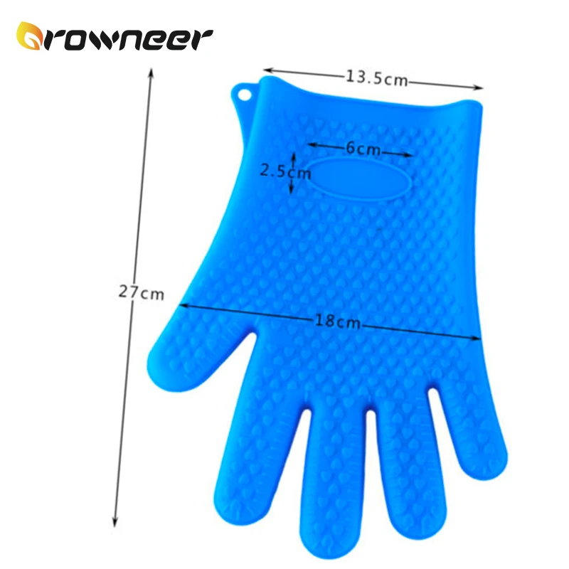 1 шт. термостойкие рукавицы для духовки Силиконовые перчатки держатель