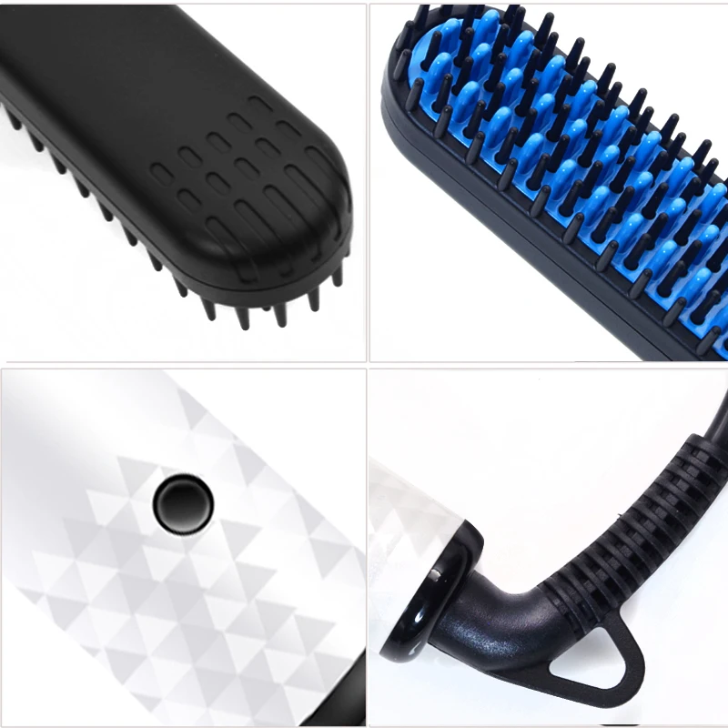 

Multifunctional Beard Straightener Hair Straighten Straightening Comb Beard Comb Hair brush Quick Hair Styler Men