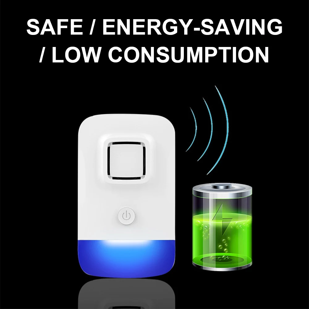 

Ultrasonic Electronic Pest Repeller Mosquito Mouse Rat Multi-function Rodent Insect Repellent Mini Insect Killer US EU UK Plug