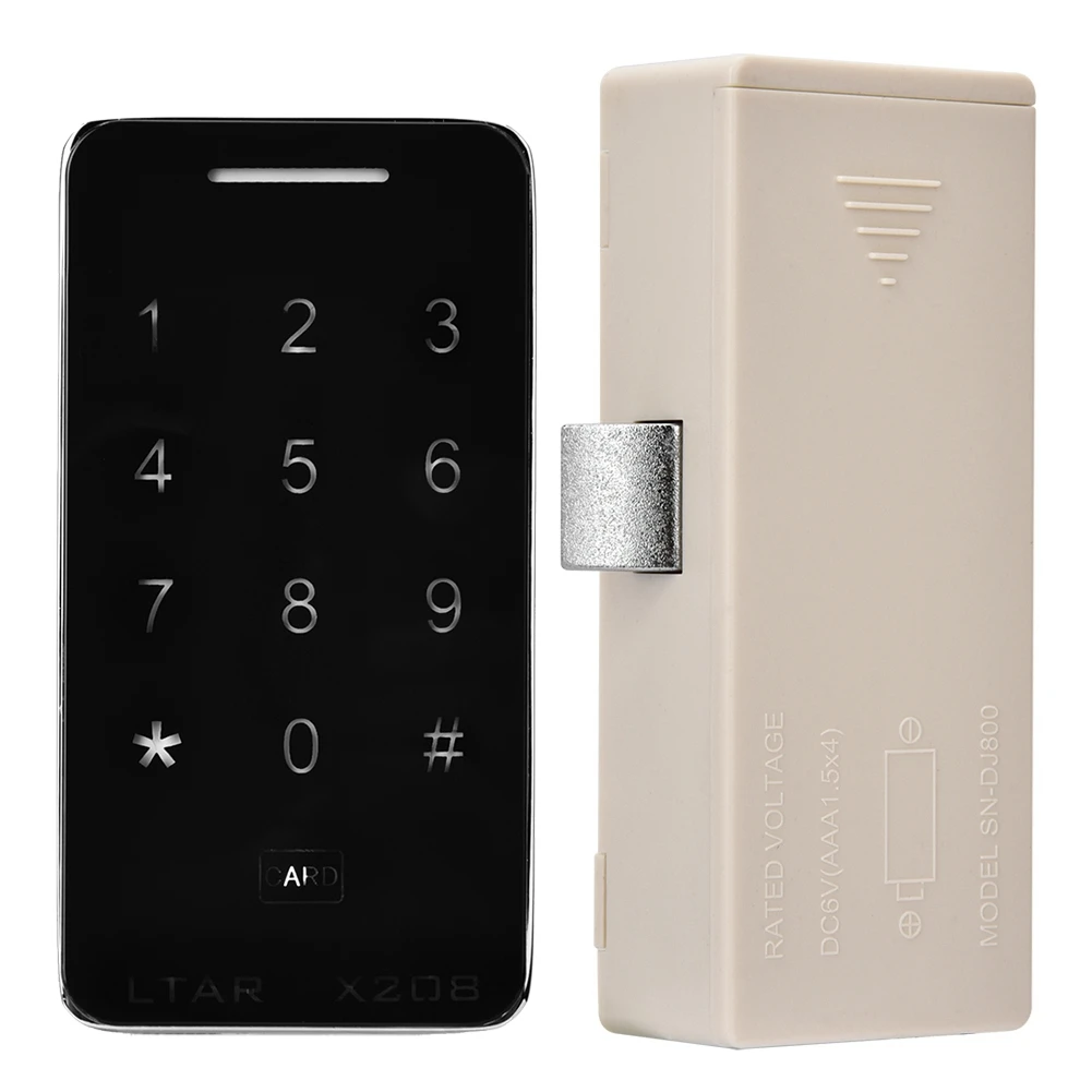 

Electric Smart Digital Cabinet Lock Anti-theft Touch Keypad Password Card Locker Lock