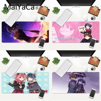 maiyaca in stocked takanashi rikka anime unique desktop pad game mousepad gaming mouse mat xl xxl 700x300mm for dota2 cs go