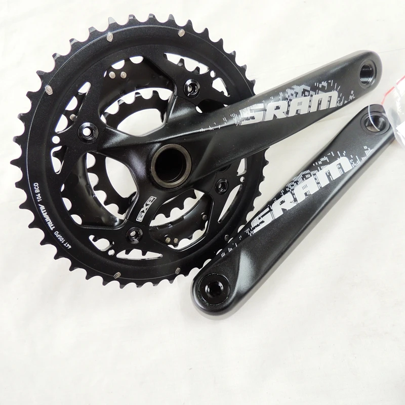 only Crankset SRAM 10 скоростей 44 т, шатун для горного велосипеда 104BCD, S1000-10, зубчатая пластина, звездочки GXP, полый осевой объем воздуха - Цвет: only Crankset