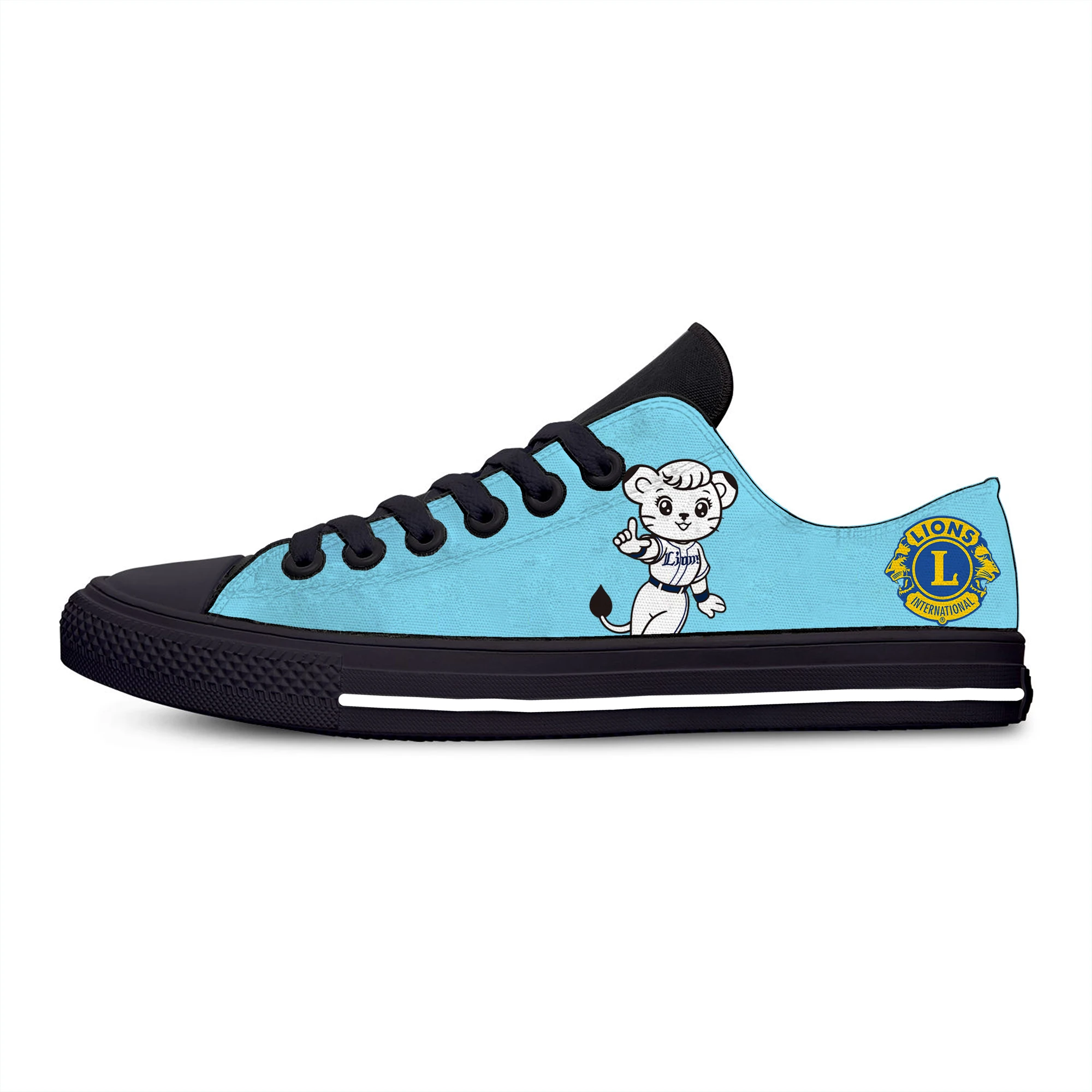 

Saitama Seibu Lions sneakers Japanese Baseball Women Men Casual Shoes Women's Customized Canvas Shoes Zapatillas Hombre Shoes
