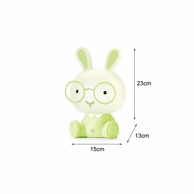 

Modern Cartoon Cute Pink Rabbit Lamp Animal Led Night Light Kids Room Led USB Night Lamp Christmas Gift Bedside Decor Luminaire