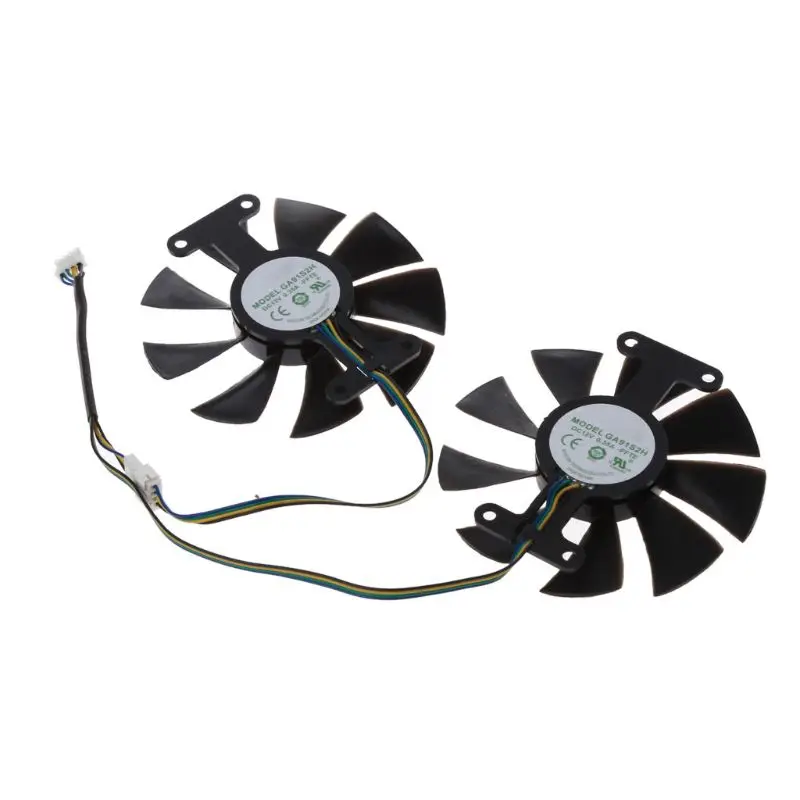 

C5AB New 85mm GA91S2H DC 12V 0.35A 4Pin Cooler Fan Replacement For Zotac GTX 1060 GTX950 GTX 1050Ti Graphics Card Cooling Fan