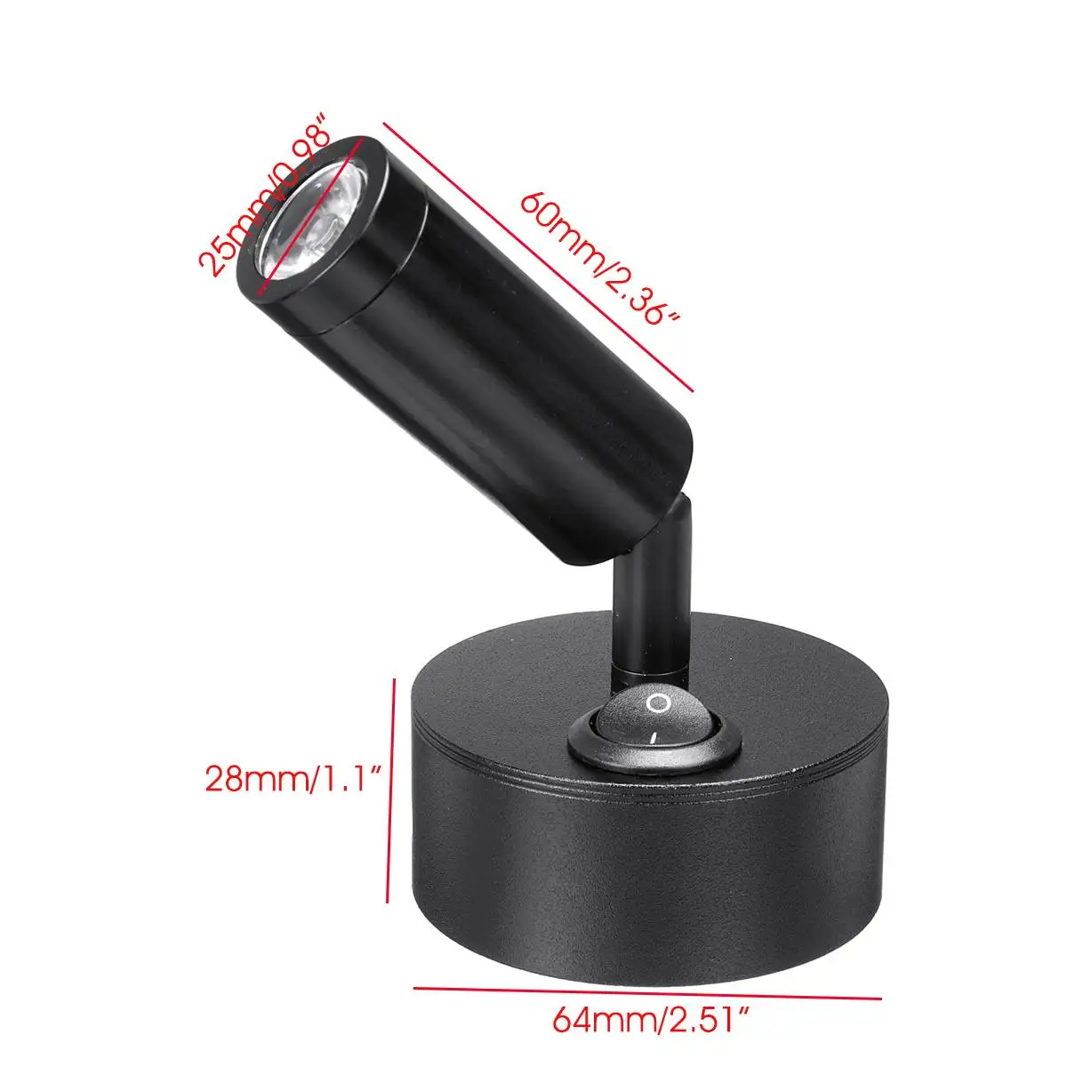 

12V 24V LED Car Interior Light Spot Light Reading Light For Camper Van Caravan Motorhome Boat VW T4 T5 RV Truck Marine