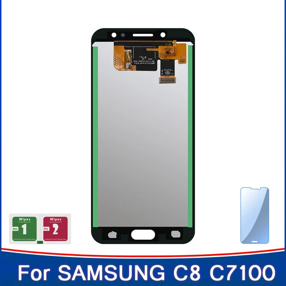 100% протестированный рабочий высокий TFT дисплей для SAMSUNG C8 C7100 C710F SM-C710 C710F/DS LCD