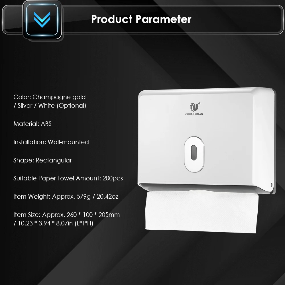 Настенный держатель для салфеток кухонной бумаги диспенсер ванной комнаты