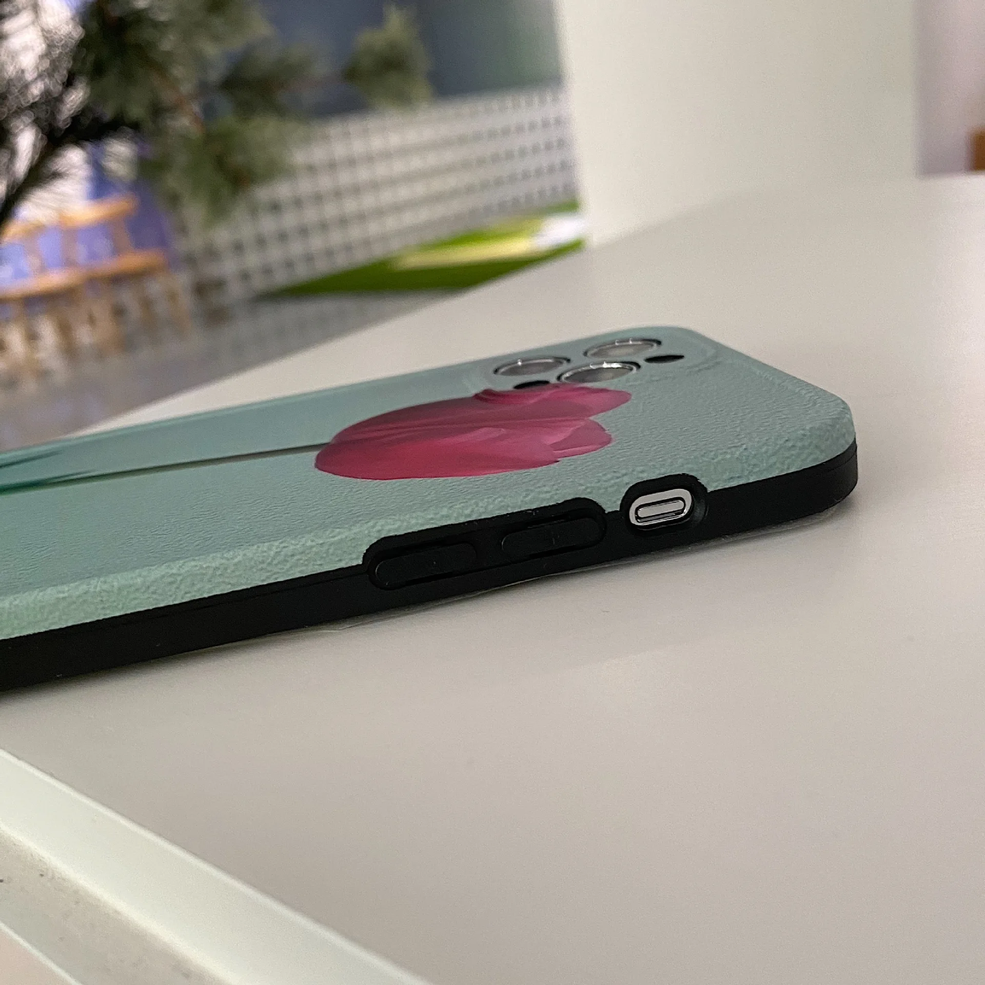 Креативный чехол для телефона с цветочным узором iPhone 11 12pro 12mini силиконовый мягкий