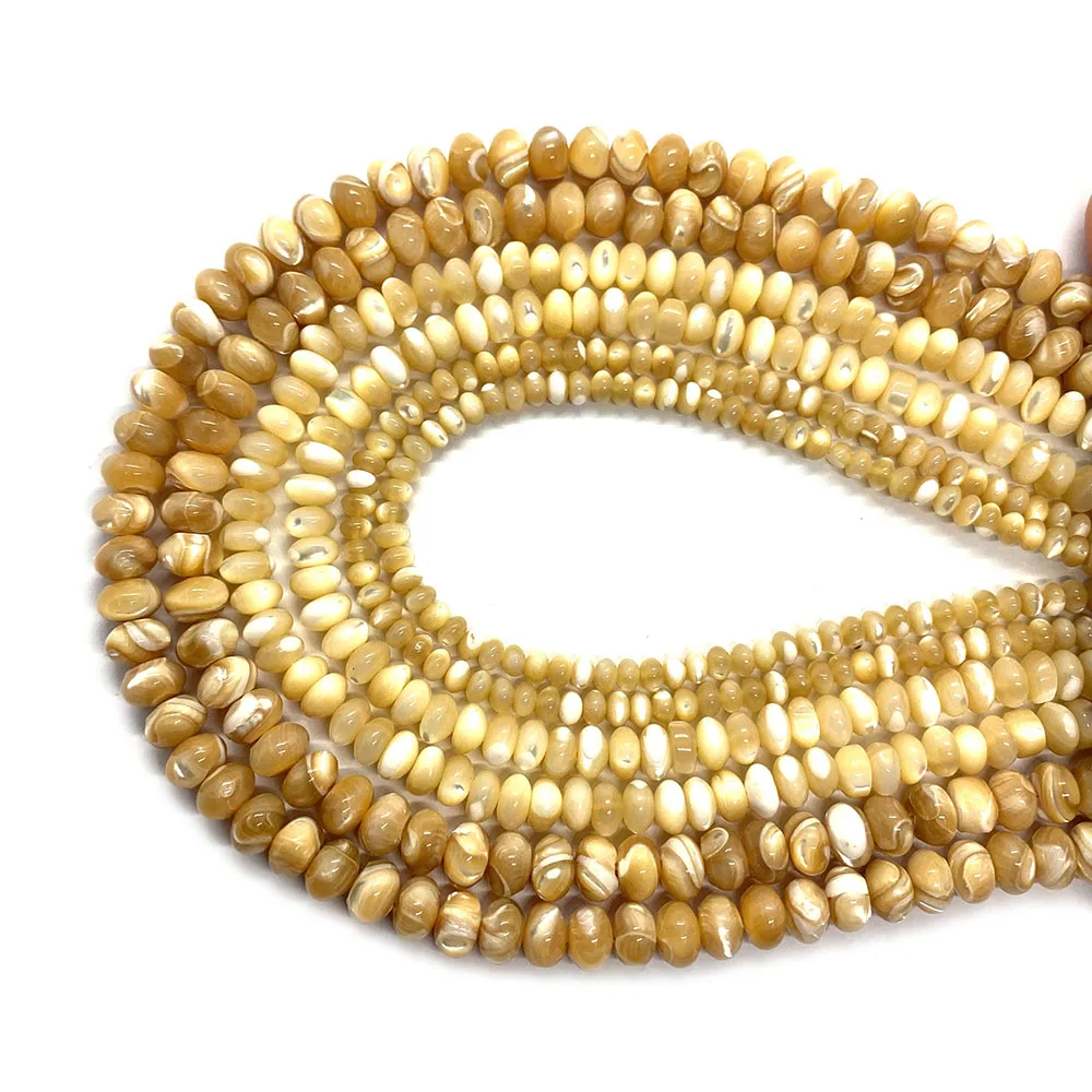

Natural Shell Beads Brown Horseshoe Snail Abacus Beads Loose Beads for DIY Jewelry Necklace Bracelet Earrings Craft Accessories