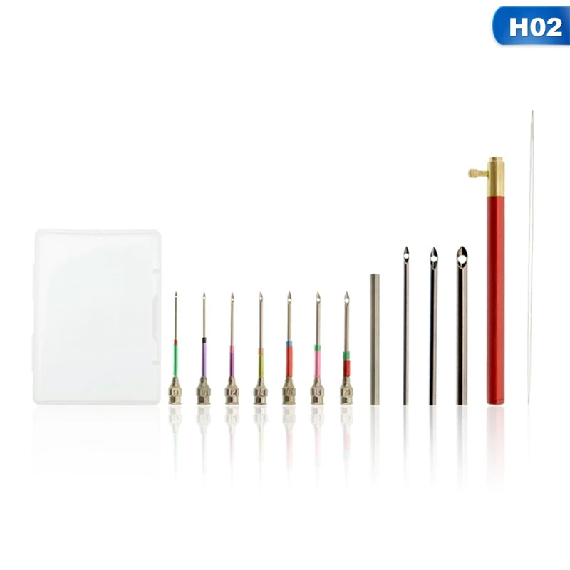 Набор инструментов для шитья с трубкой металлические иглы вышивания ручной