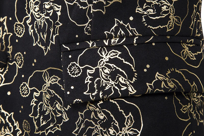 

Christmas Santa Claus Print Dress Blazer Men Xmas Party Stage Suit Blazer Jacket Men Wedding Prom Stage Clothes for Singers XXL