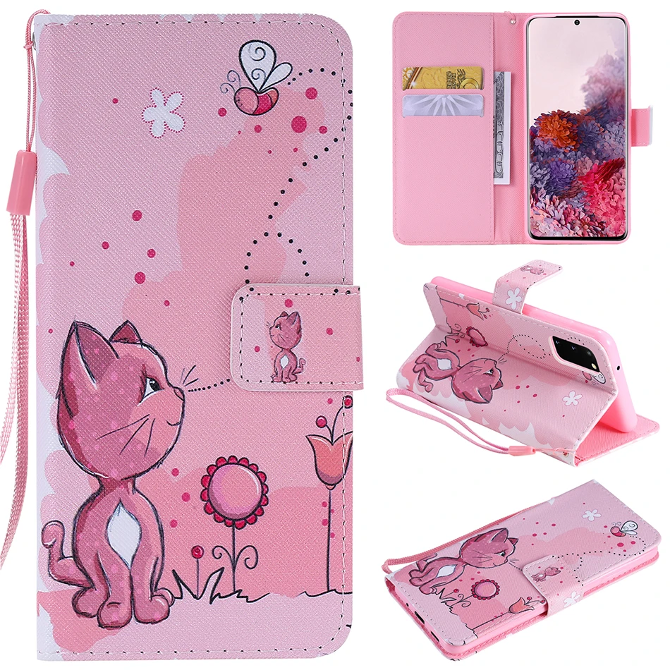 Чехол кошелек для Samsung Galaxy S20 Ultra S10 5G S8 S9 A51 A71 A50 A50S A30S A40 A20 A30 A70 A7 J4 J6 Note