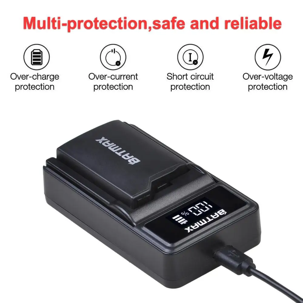 Аккумулятор Batmax 3600 мАч PSP 1000 + зарядное устройство USB со светодиодной подсветкой
