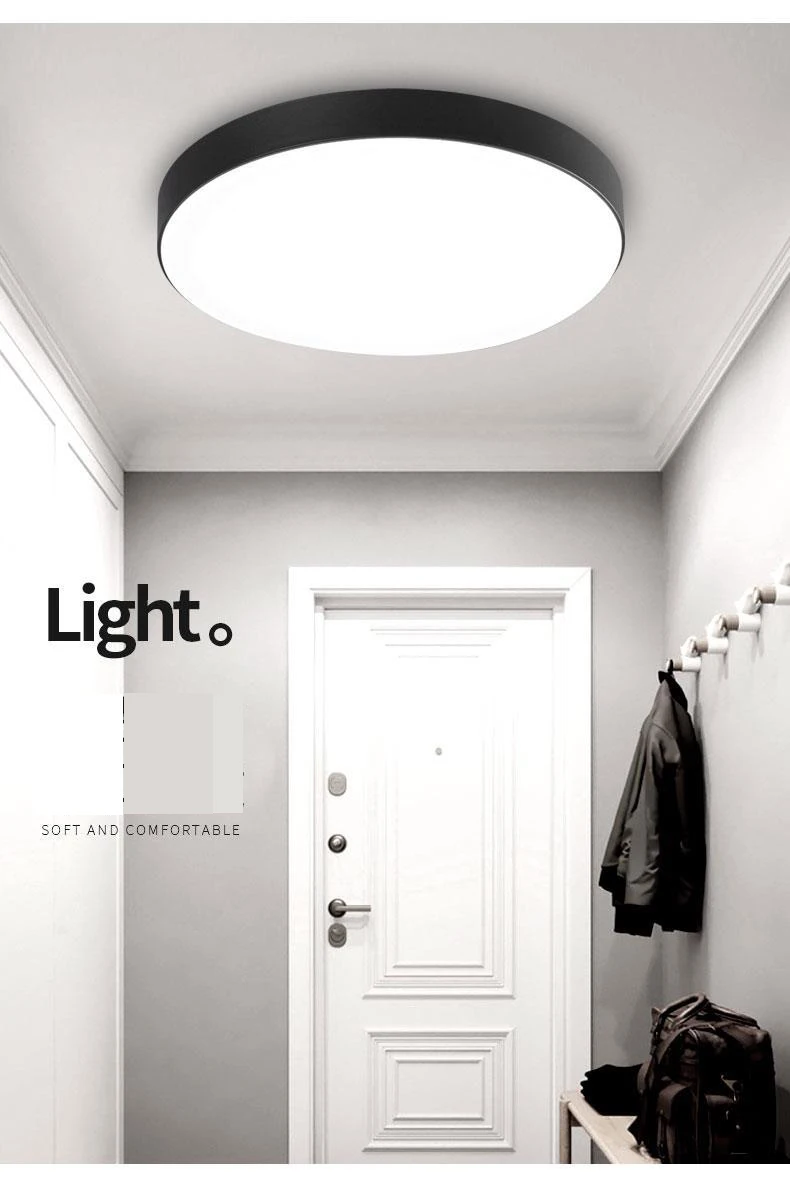 

3.5CM Ultra Thin Bedroom Ceiling Led Ceiling Lamps Room Lights Lighting Fixture Ultrathin Led Ceiling Light For Living Room