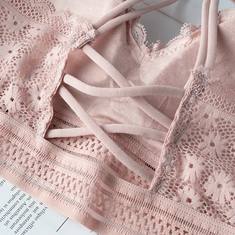 Бюстгальтер женский кружевной пуш-ап тонкий без косточек | Женская одежда