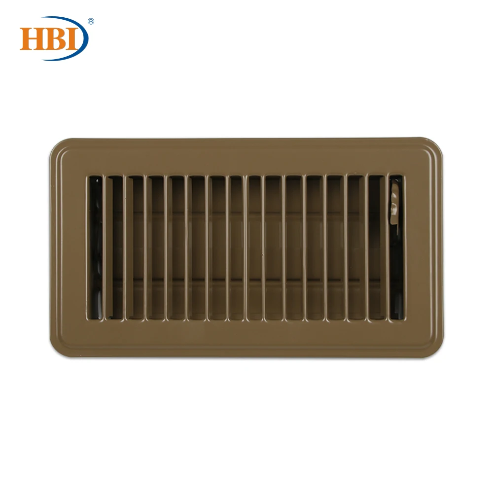 

HBI 4 "X 8" коричневый Напольный Воздушный регистратор, напольный диффузор без отверстий для RV и дома, решетка для вентиляционного отверстия, ли...
