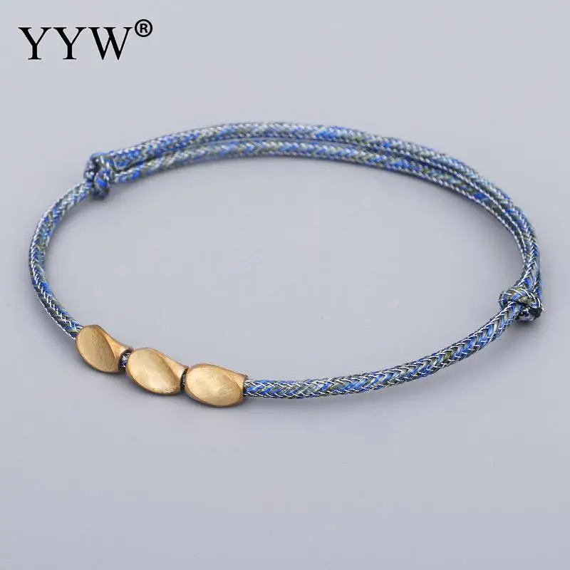 

Popular Beaded Hand Rope Handmade Copper Bead Bracelet Fashion All-Match Bracelet For Unisex Daily Wear Length Approx 6.3inch