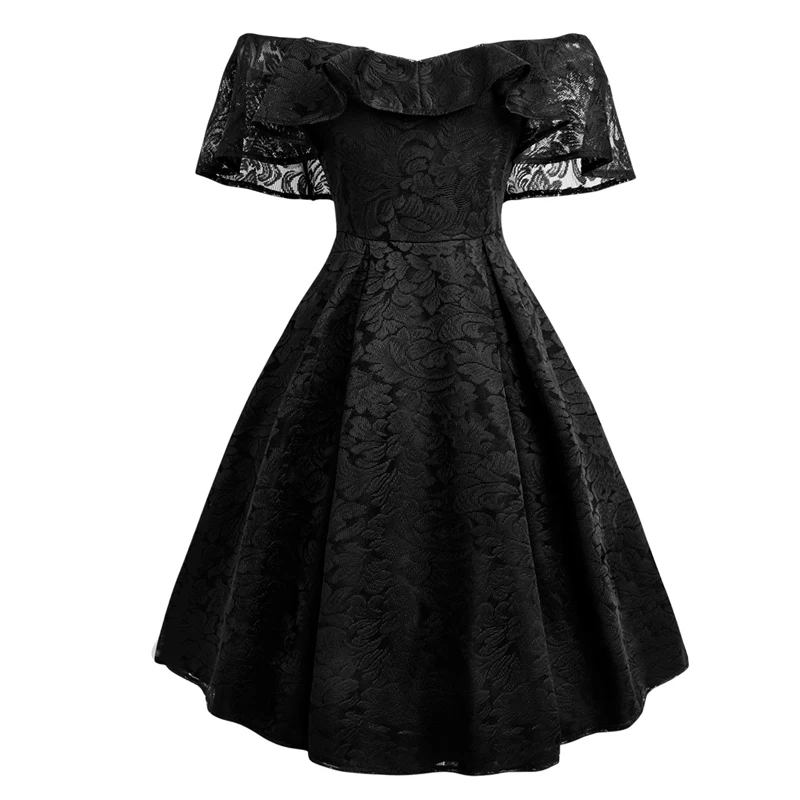 

2021 элегантное платье с кружевной оборкой, винтажное бирюзовое Цветочное платье с открытыми плечами, сексуальные женские вечерние платья а-...