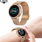 Смарт-часы LIGE водонепроницаемые с пульсометром и монитором сна