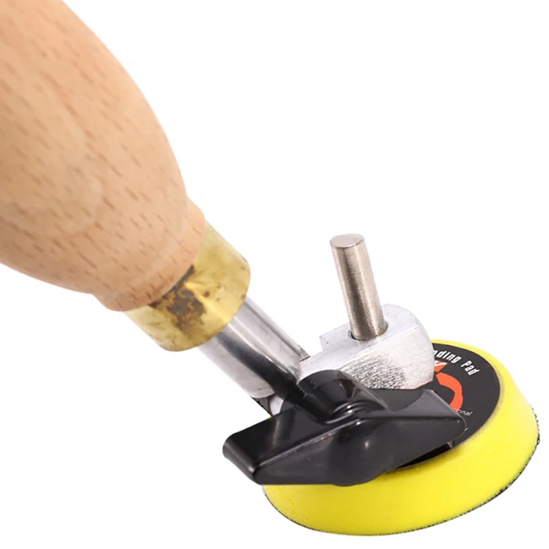 

Wooden Bowl Sander Sanding Tool with Sanding Disc, Used for Woodworking Wood Turning Knife on Lathe
