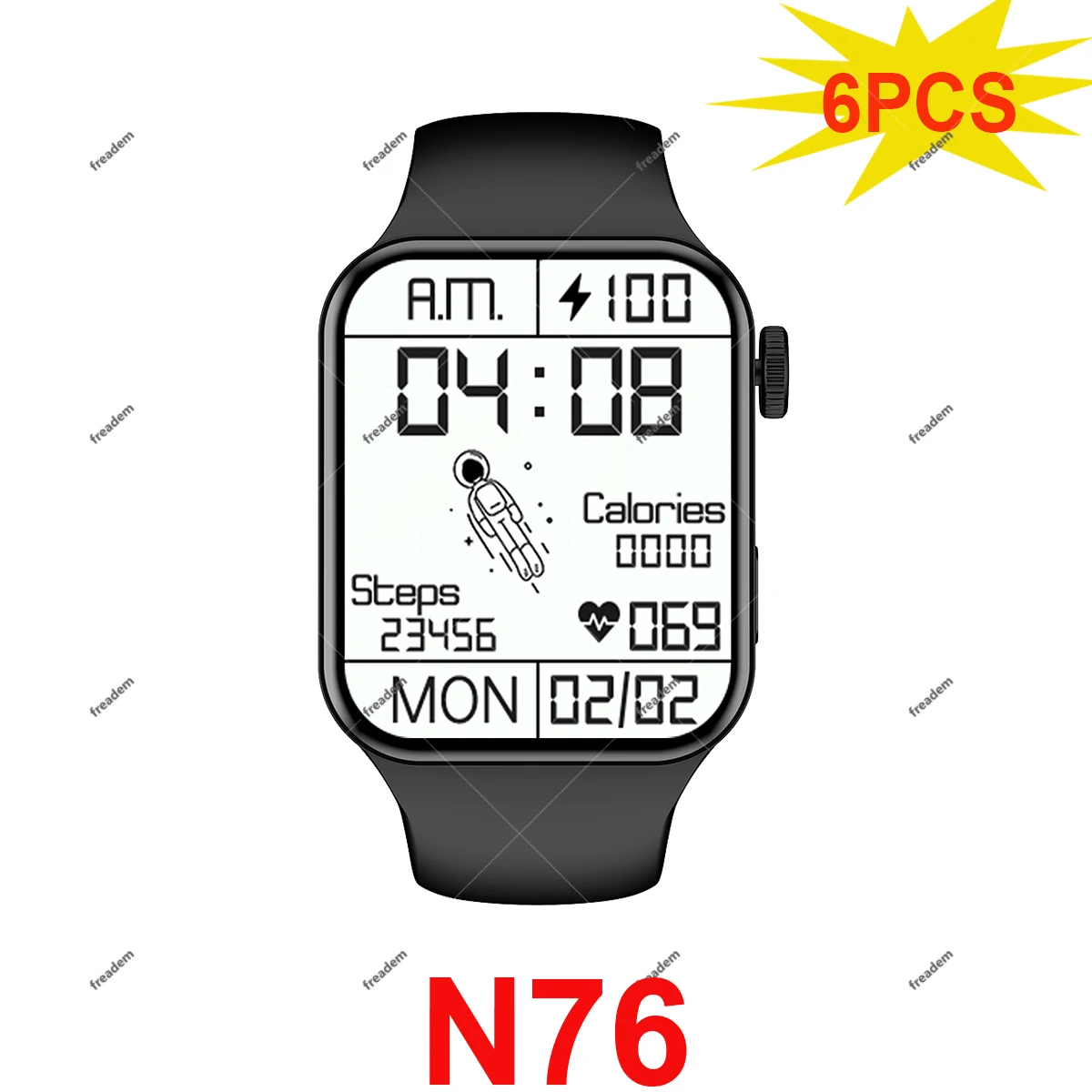 

6PCS N76 Smartwatch