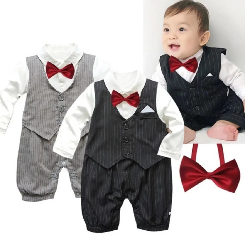 Бесплатная доставка 1 шт. комбинезон для новорожденных мальчиков и малышей с