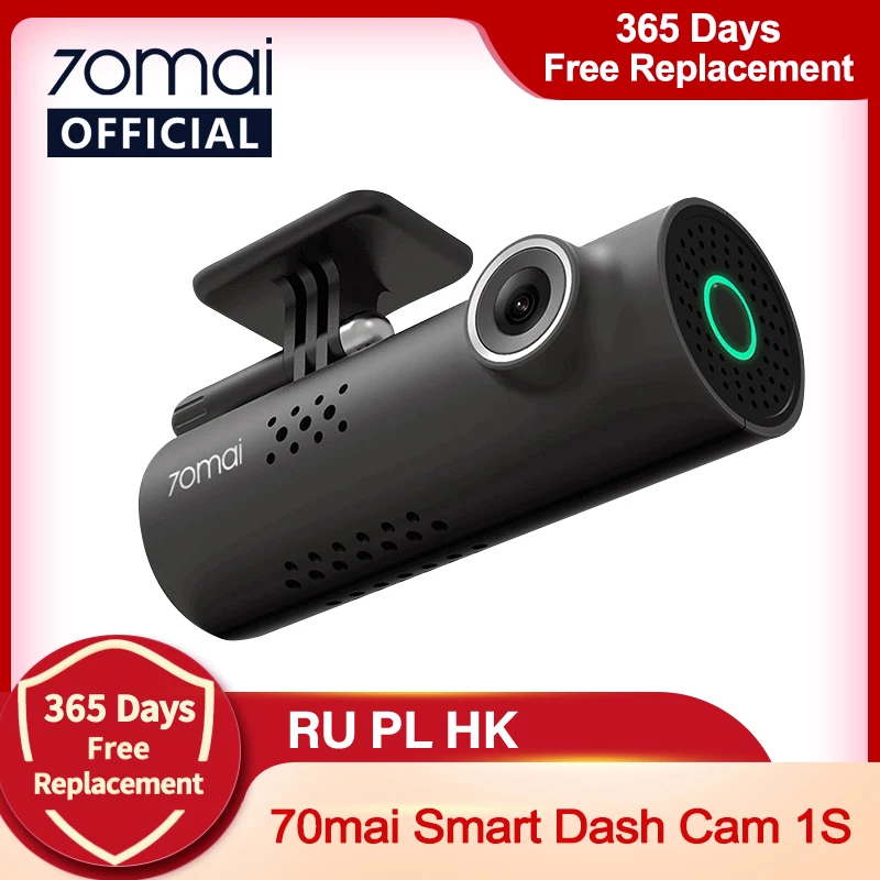 

NEW English Voice Control 70mai Car DVR Cam 1S 1080HD 70mai cam Night Vision 70Mai Dash Cam 1S Free Wifi Recorder 70 mai Dash