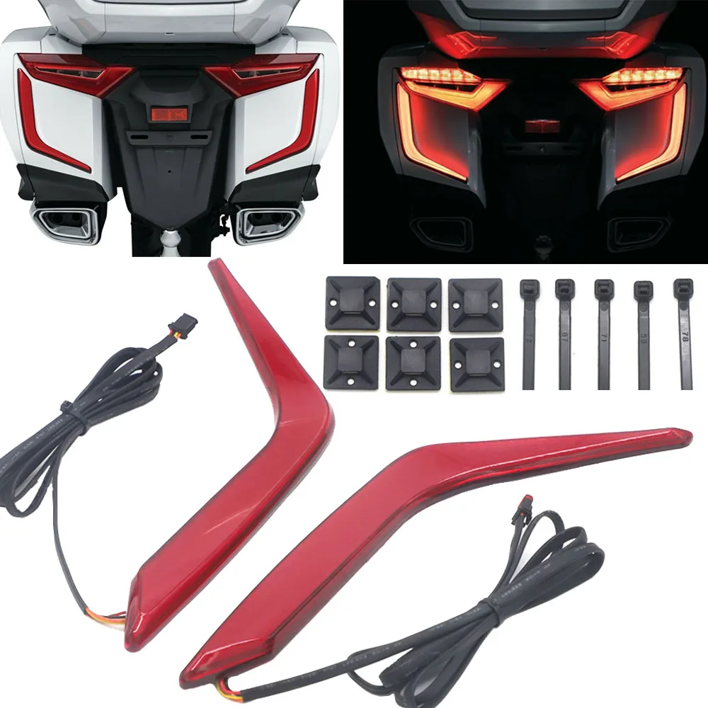 2018 2019 2020 2021 новый красный для Honda GL1800 GL 1800 Gold Wing голдвинг Omni светодиодный седельная