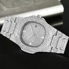2021 мужские часы в стиле хип-хоп, роскошные кварцевые наручные часы с датой и фотоэлементами для женщин и мужчин, ювелирные изделия