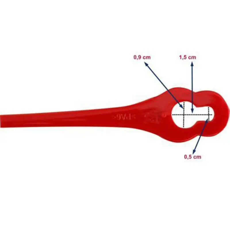 20x пластиковые лопасти газонокосилка триммер резак для Florabest LIDL Frta 20 A1 |