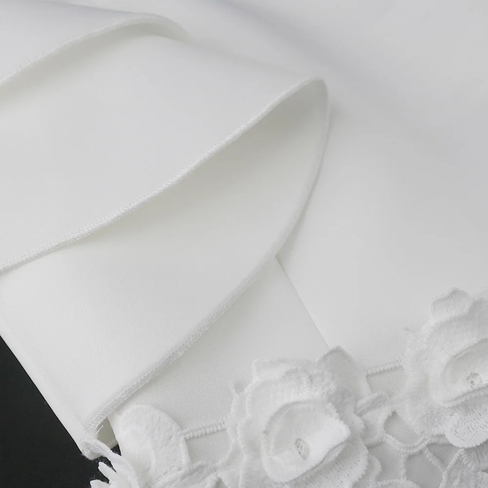 

Sexy Party Dress Woman Clothing Elegant White Falbala Short Sleeve Robe African Women Plus Size Dresses Summer 2021 Ladies