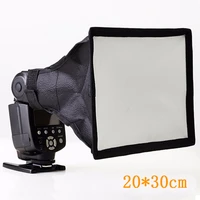 photography universal 20x30cm flash diffuser photo stuio softbox for external flash speedlite