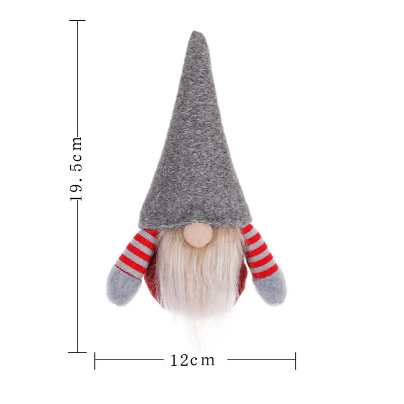 Рождественские украшения Безликий Санта Клаус эльф плюшевые куклы для дома и