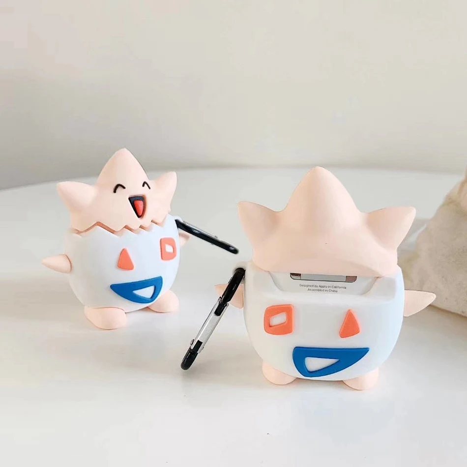 Чехол для AirPods с изображением мультяшного медведя, собаки, чехол s для Apple Airpods 2, чехол, Милые силиконовые аксессуары для наушников, чехлы для наушников, чехлы для Air pods
