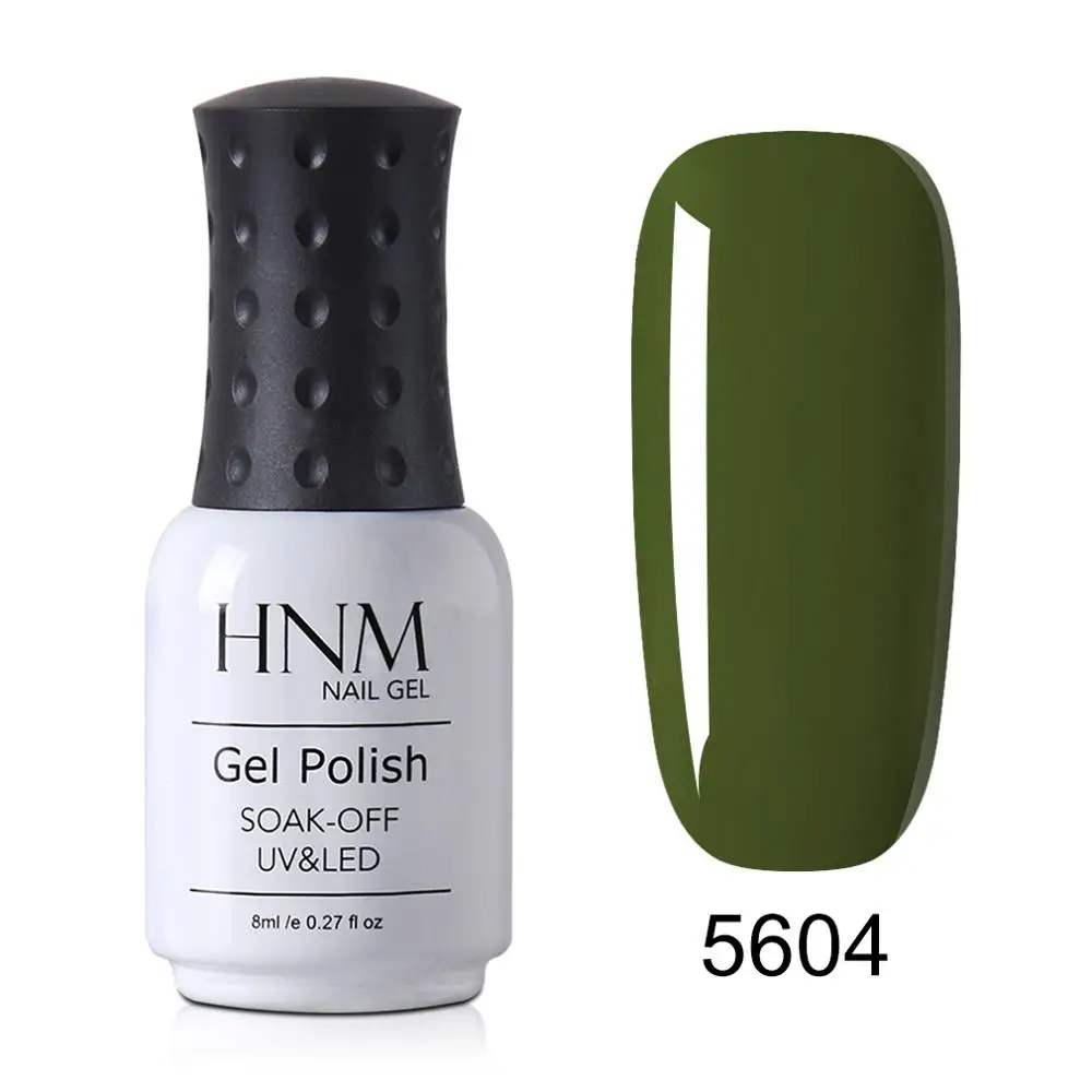 5604 HNM Newest Metallic UV Gel Nail Polish DIY Narl Art Soak Off Hybrid Varnish LED Lamp Semi Permanent Paint Lucky Lacquer Enamel - Цвет: 5604