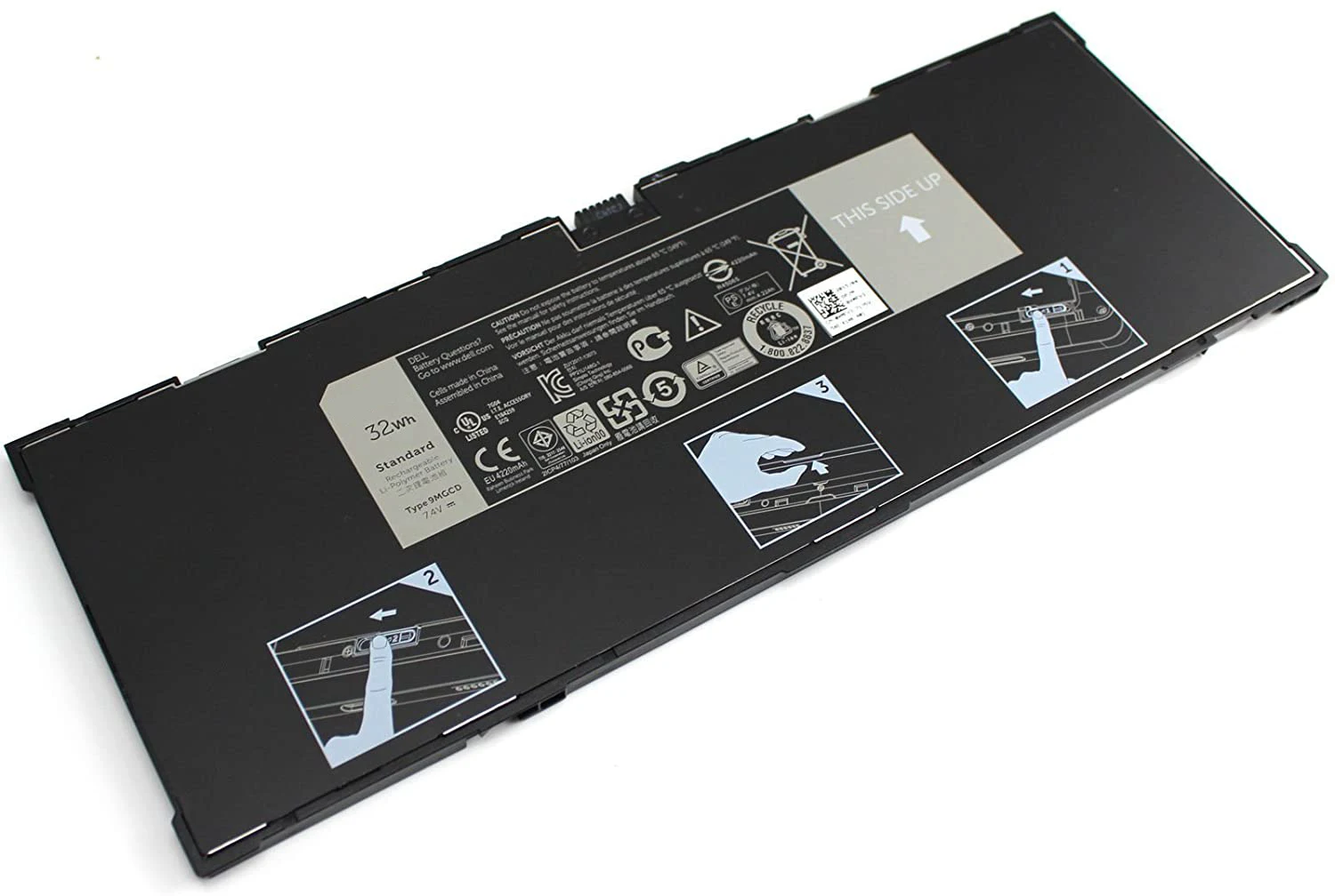 

7.4V 32WH 9MGCD battery for Dell Venue Pro 11 5130 tablet XMFY3 312-1453 VYP88 0xmfy3 T8NH4 0T8NH4