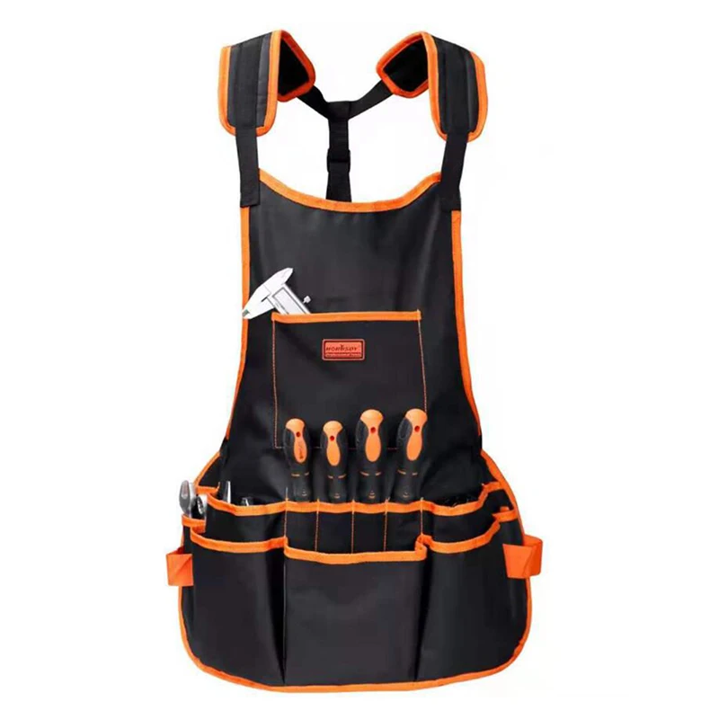 

Tool Bag Bib Tool Storage Bag Apron Tool Bag Woodworking Gardening Machinery Oxford Cloth Tool Bag High Capacity