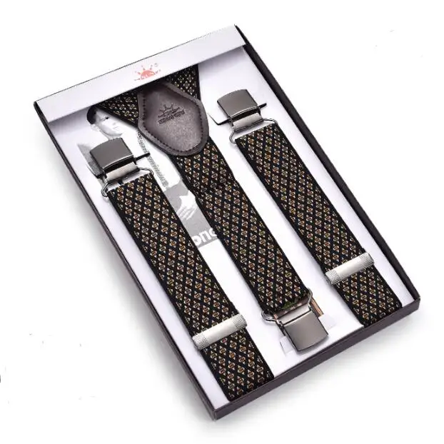 Подтяжки для мужчин ремень 3 зажимы 5 см Ширина в джентльменском стиле пожилых