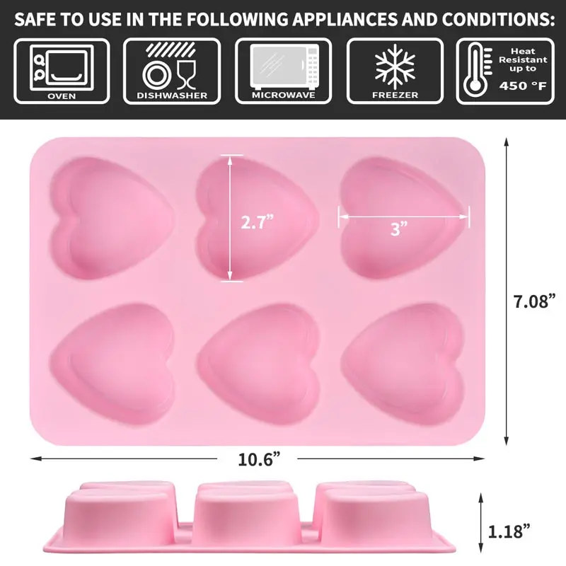 Силиконовая форма сделай сам для мыла 3D 6 видов ручной работы ванной комнаты