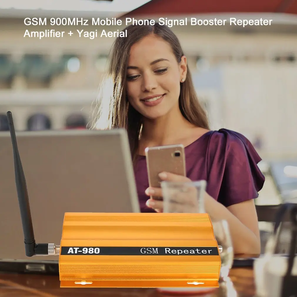 GSM 900 МГц Мобильный телефон усилитель сигнала Усилитель ретранслятор + антенна