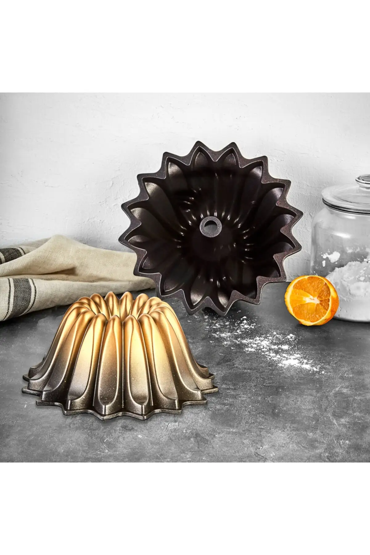 

Форма для торта 24 см с градиентом и золотом